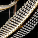 Arisha Nordique Luxe LED Suspension Métal Acrylique Hôtel Salon - Neutralighting