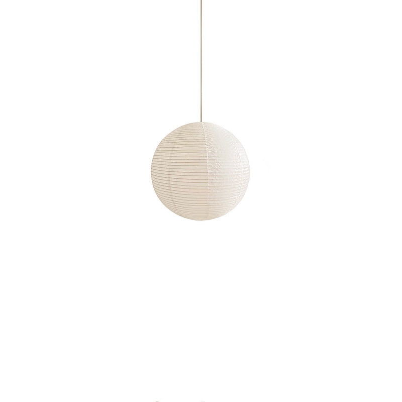 Ritta Japonais Sphérique Papier Métal Suspension Salon - Neutralighting