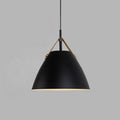 Arisha Suspension Conique Moderne, Métal, Nior/Blanc/Gris, Salon - Neutralighting