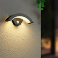 Elvon Applique Murale Capteur étanche Arc Modern Noir. Extérieur - Neutralighting