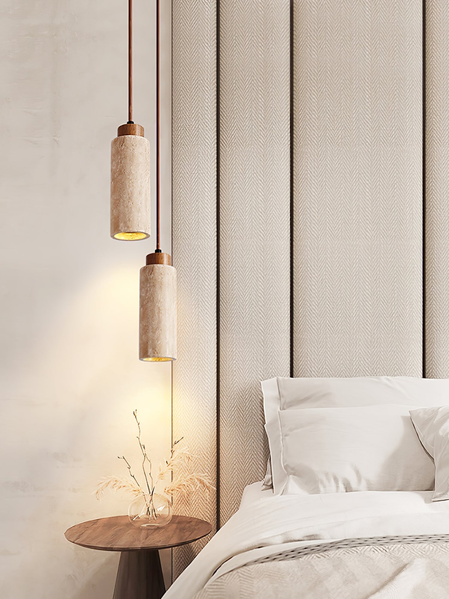 Avloris Travertin Pendentif Lumière - Neutralighting
