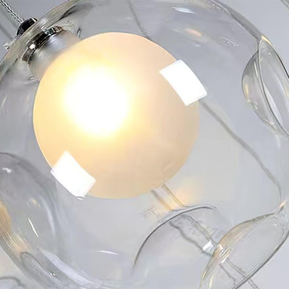 Arisha Multi-têtes Globe Cluster Lustre Verre Salle à Manger Salon - Neutralighting