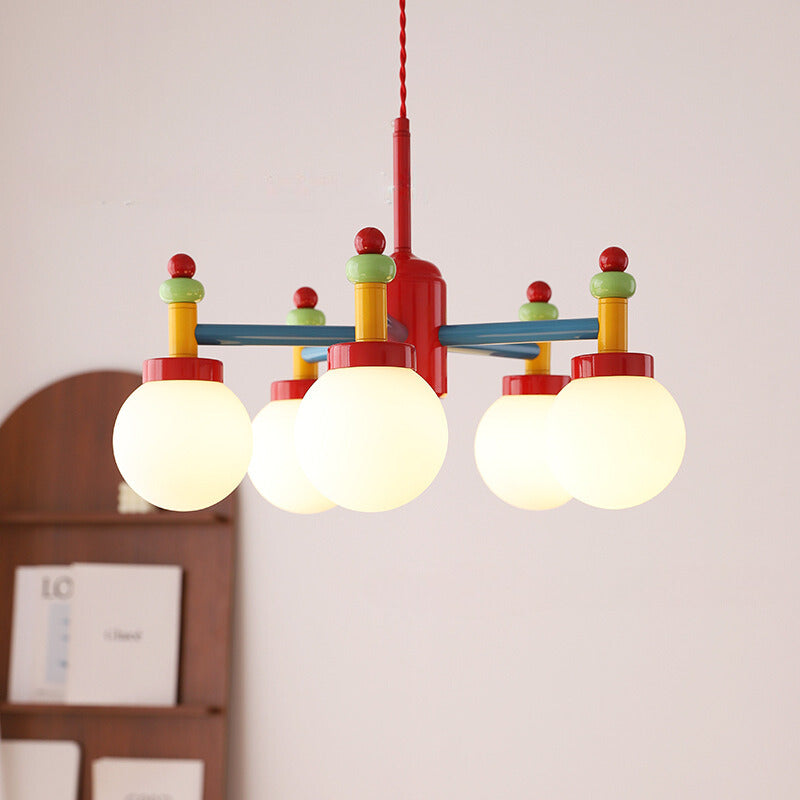 Valentina Lustre Vintage Mélangé Coloré Métal Chambre D'enfant - Neutralighting
