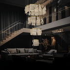Kristy Moderne Or LED Lustre Métal Acrylique Chambre/Salon - Neutralighting