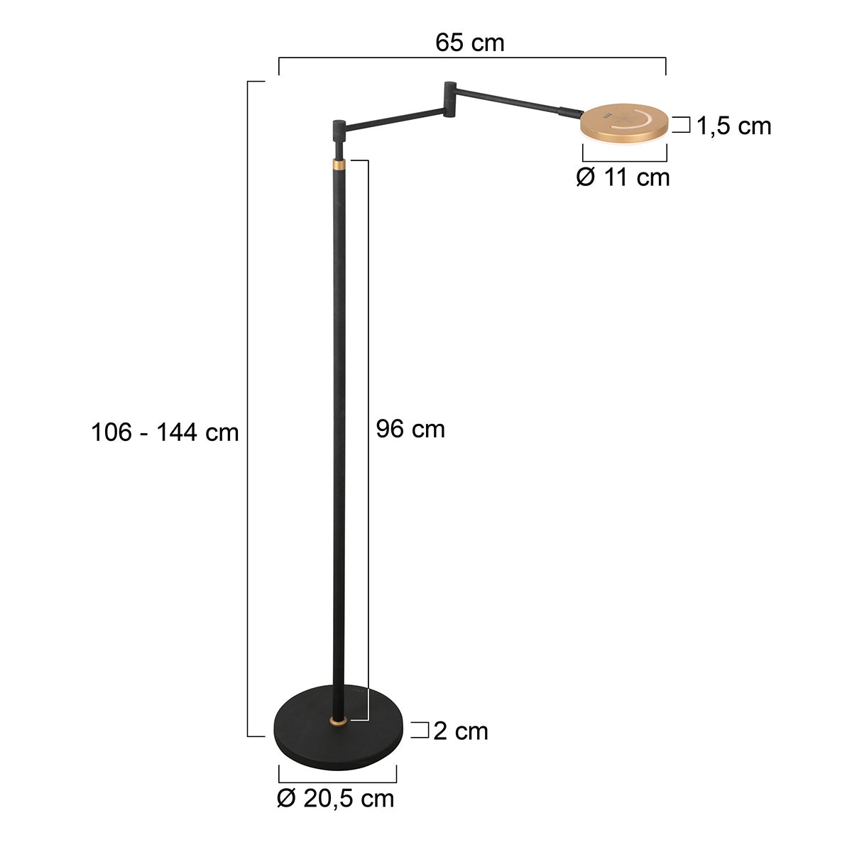 Lampadaire Camille Louise – vue 8