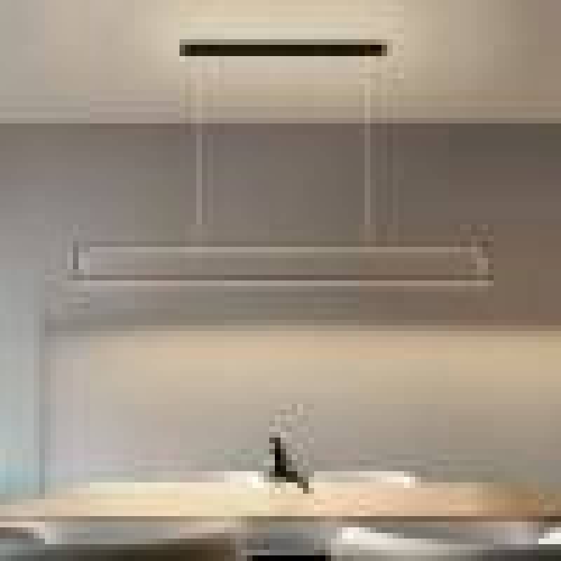 Ray Lampe suspendue moderne à revêtement LED minimaliste pour salle à manger - Neutralighting