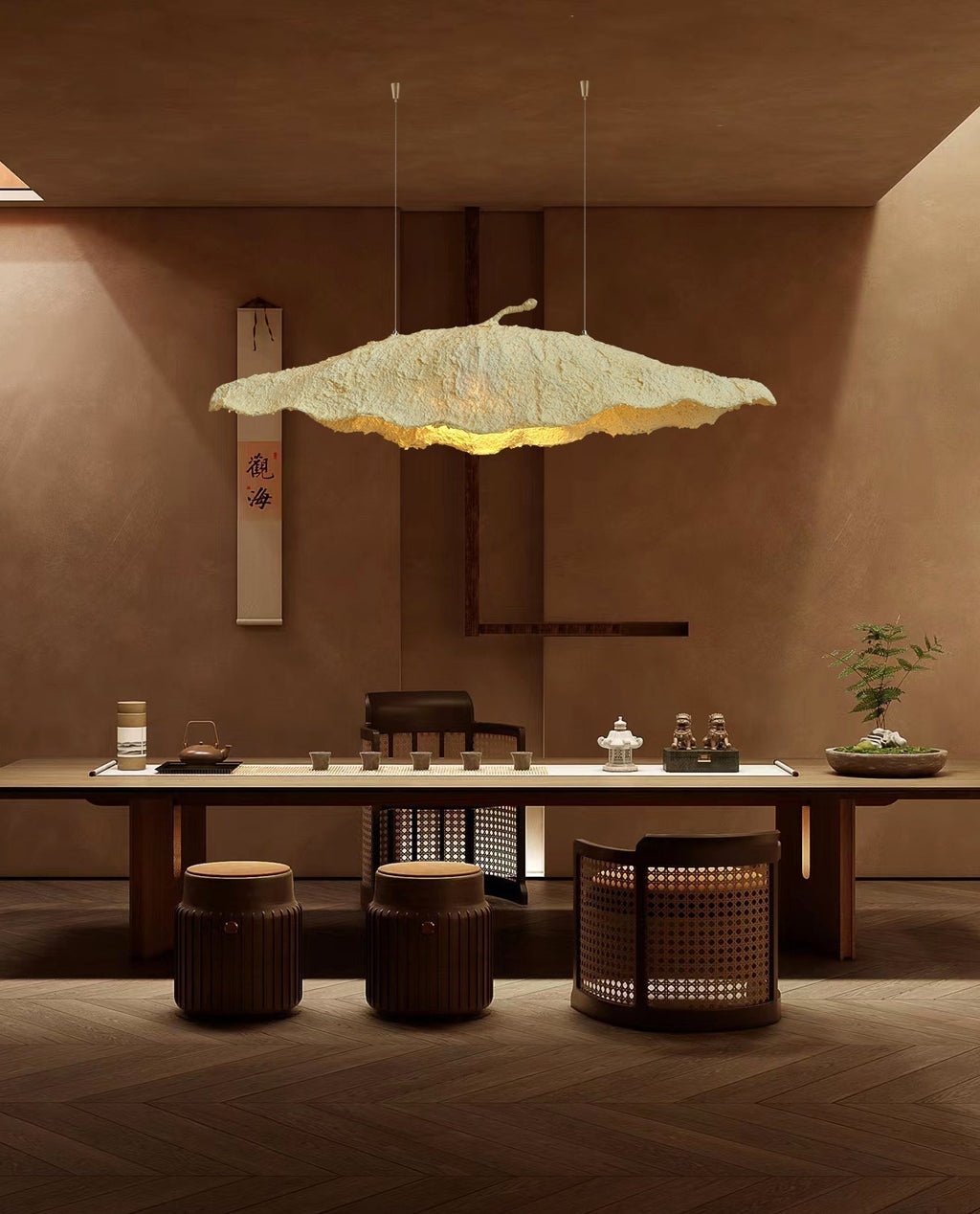 Altalis Artisanal Pulpe Papier Suspension Lumière - Neutralighting