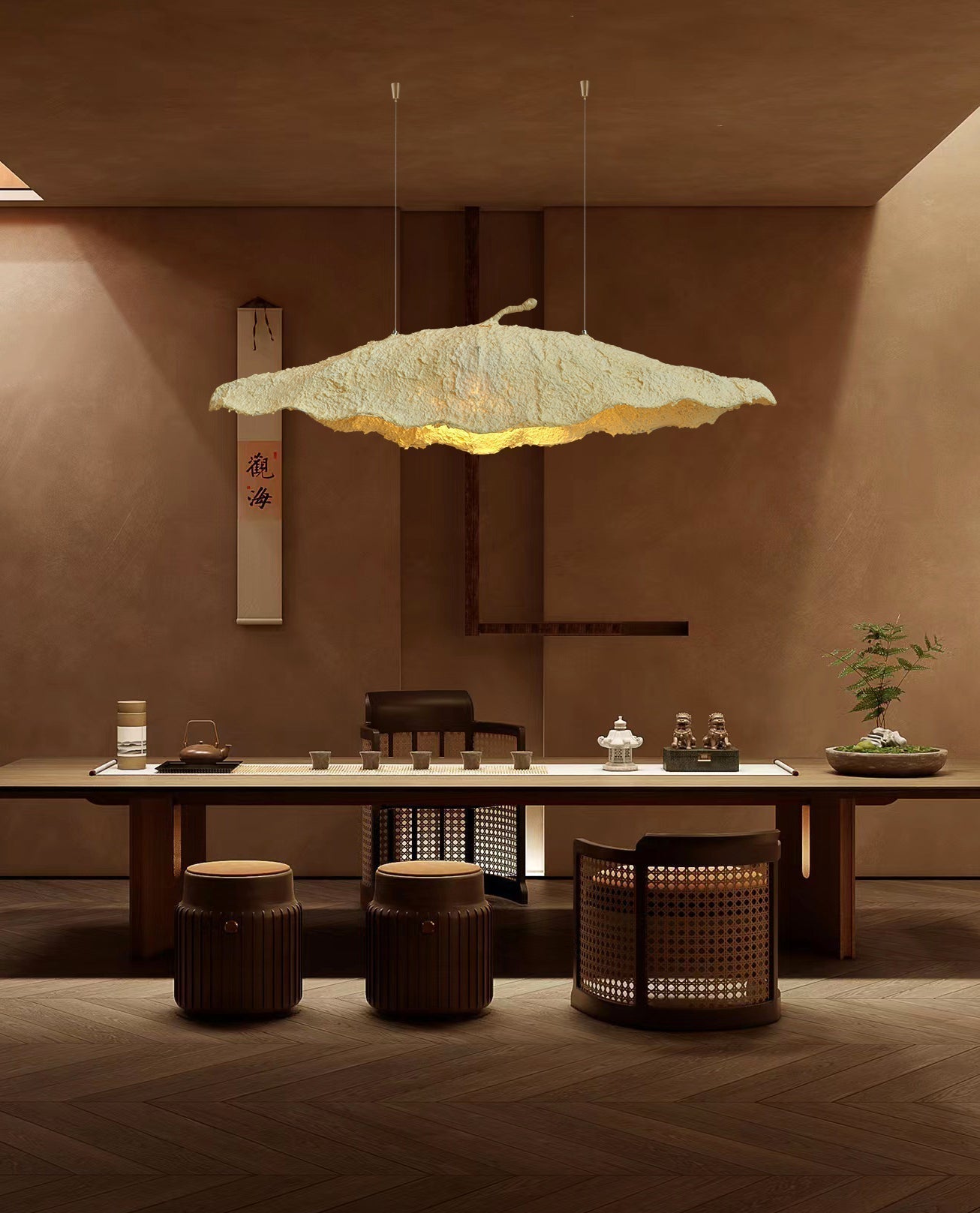Altalis Artisanal Pulpe Papier Suspension Lumière - Neutralighting