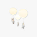 Bear Balloon Suspension/ Plafonnier Ballon Moderne Résine Chambre - Neutralighting