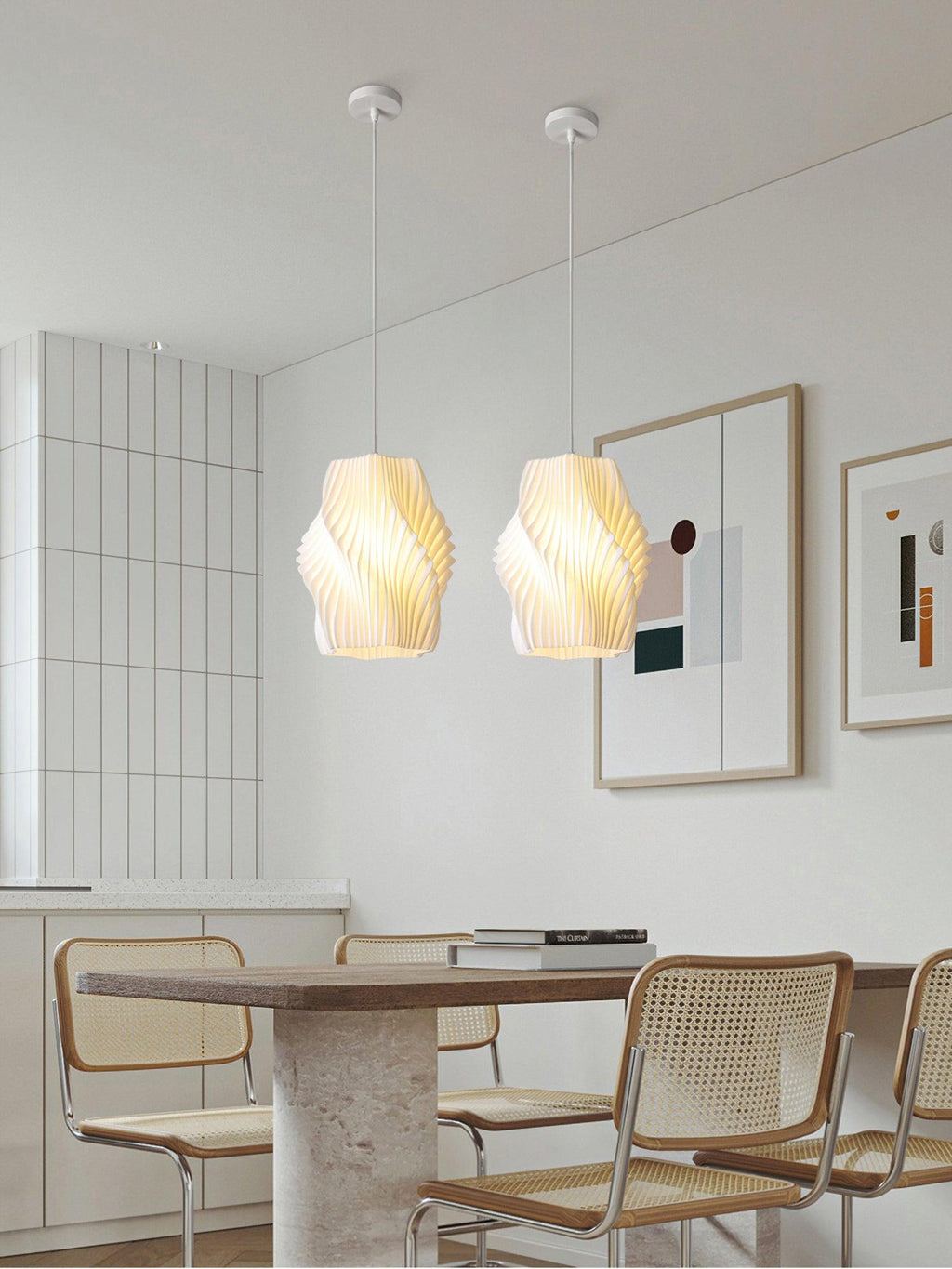 Twirl Lampe Suspendue Art Imprimé Élégante - Neutralighting