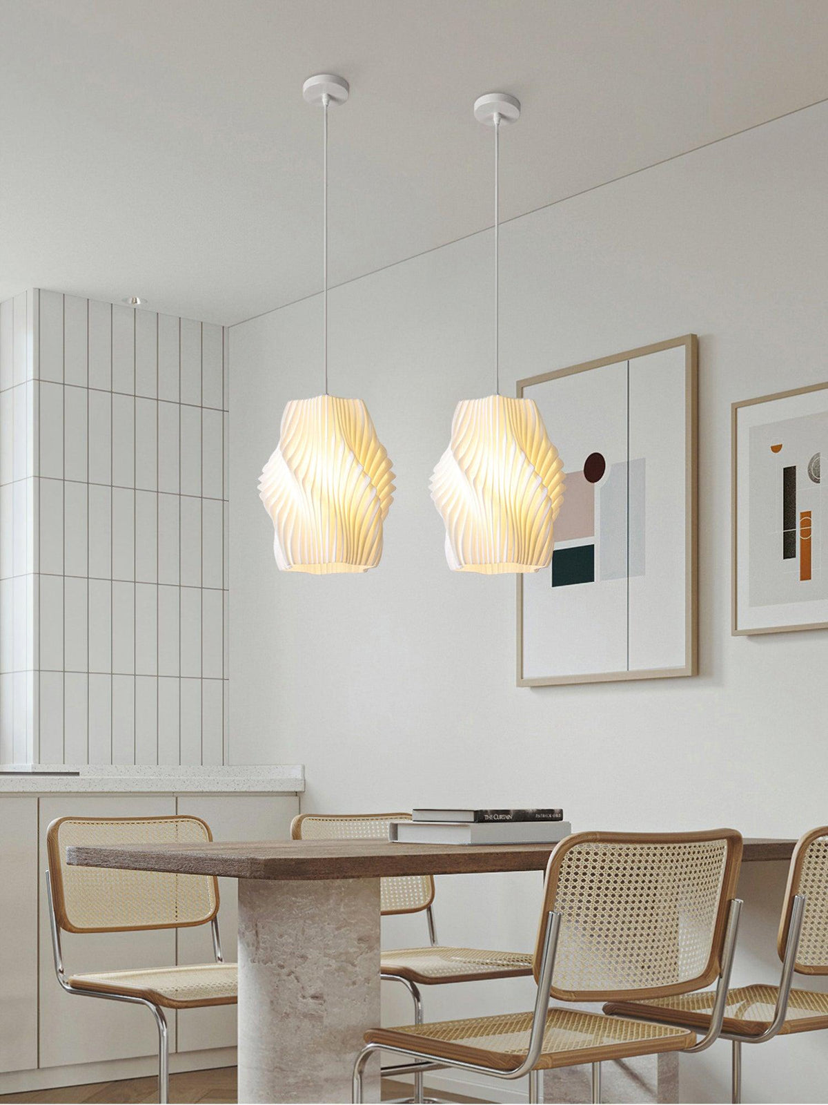 Twirl Lampe Suspendue Art Imprimé Élégante - Neutralighting