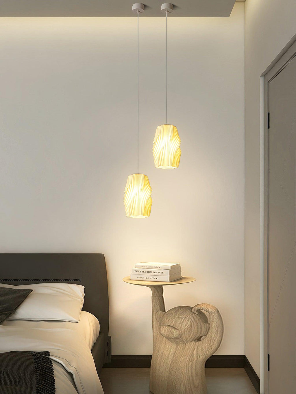 Twirl Lampe Suspendue Art Imprimé Élégante - Neutralighting