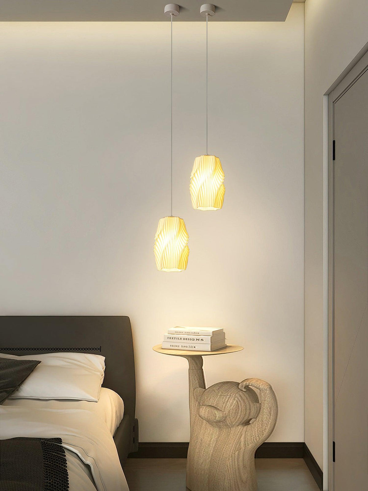 Twirl Lampe Suspendue Art Imprimé Élégante - Neutralighting