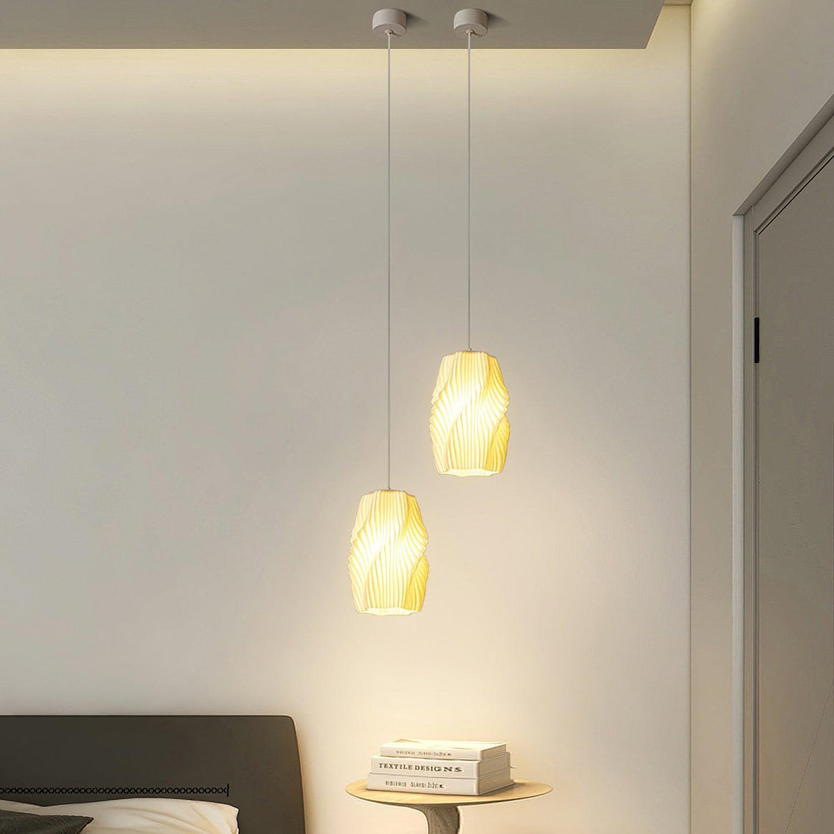 Twirl Lampe Suspendue Art Imprimé Élégante - Neutralighting