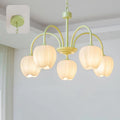 Lustra Chandelier Tulipe en Verre Matcha - Neutralighting