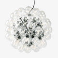 Suspension — Chromé avec lampes Castiglioni