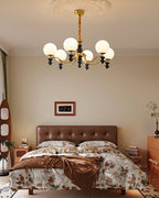 Ordore Chandelier en Bois Vintage Traditionnel - Neutralighting