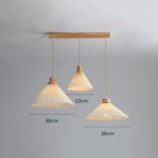 Ritta Suspension Cluster, Plissé 4 Styles - Neutralighting