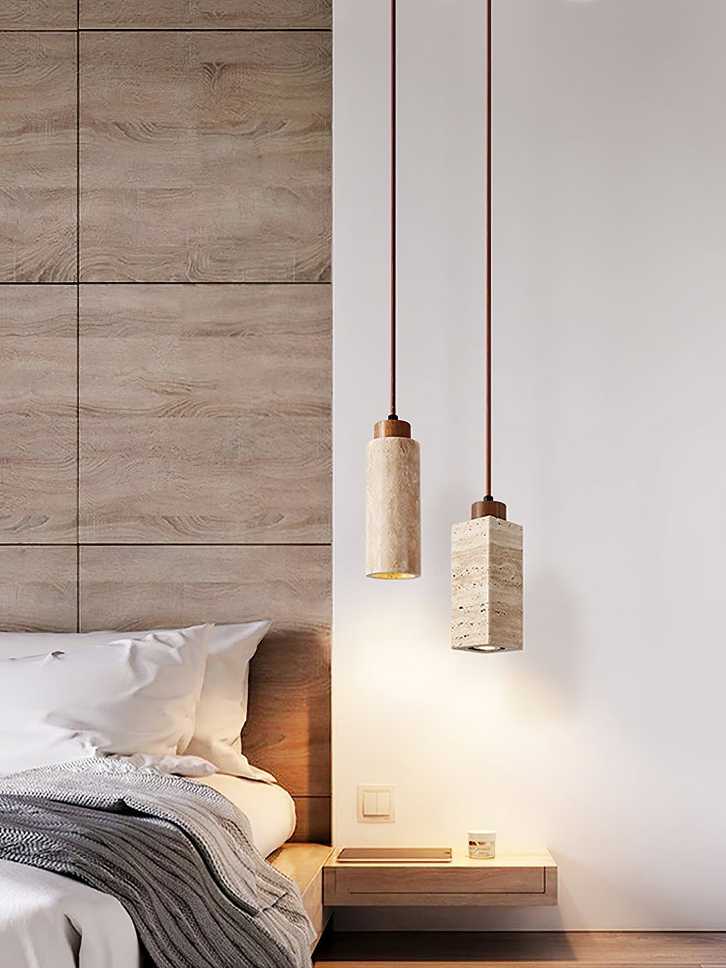 Avloris Travertin Pendentif Lumière - Neutralighting