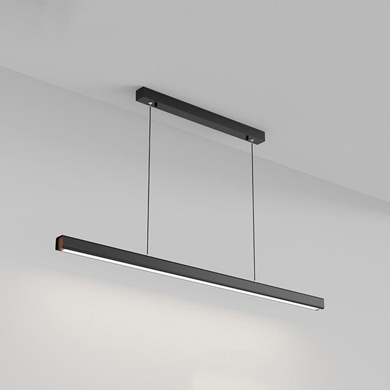 Ray Suspension Linéaire Moderne, Métal, Noir/Blanc, Salon - Neutralighting