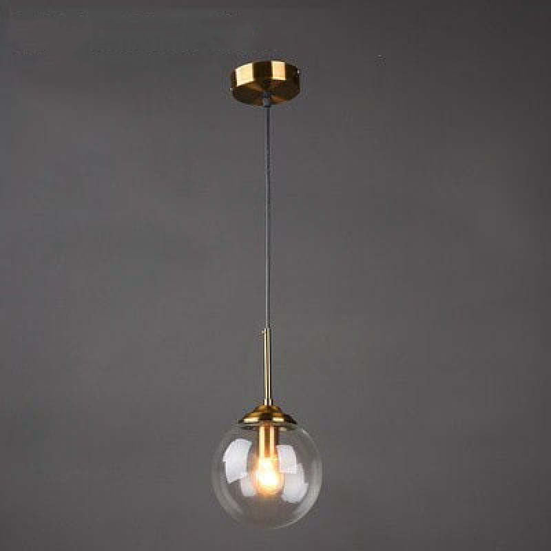 Narell Luminaires Suspension Verre Transparent Ambre - Neutralighting