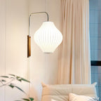 Ritta Moderne Rond Métal Bois Intérieur Applique Murale Salon - Neutralighting