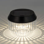 Ray Lampe de Table Ronde Moderne, Acrylique, Noir, Jardin - Neutralighting