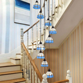 Tiffany Rétro LED Lustre Métal Verre Salle À Manger - Neutralighting