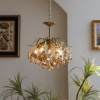 Kristy Lustre Rétro en Cristal Verre Métal Salon - Neutralighting