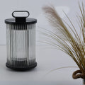 Ray Lampadaire Cylindre Simple, Métal/Verre, Gris, Jardin - Neutralighting