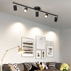 Arisha Moderne LED Plafonnier Blanc Noir Métal Salon Chambre à coucher - Neutralighting