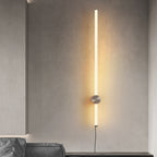 Ray Applique Murale Linéaire Simple, Métal/Acrylique, Cuivre/Nickel, Chambre - Neutralighting
