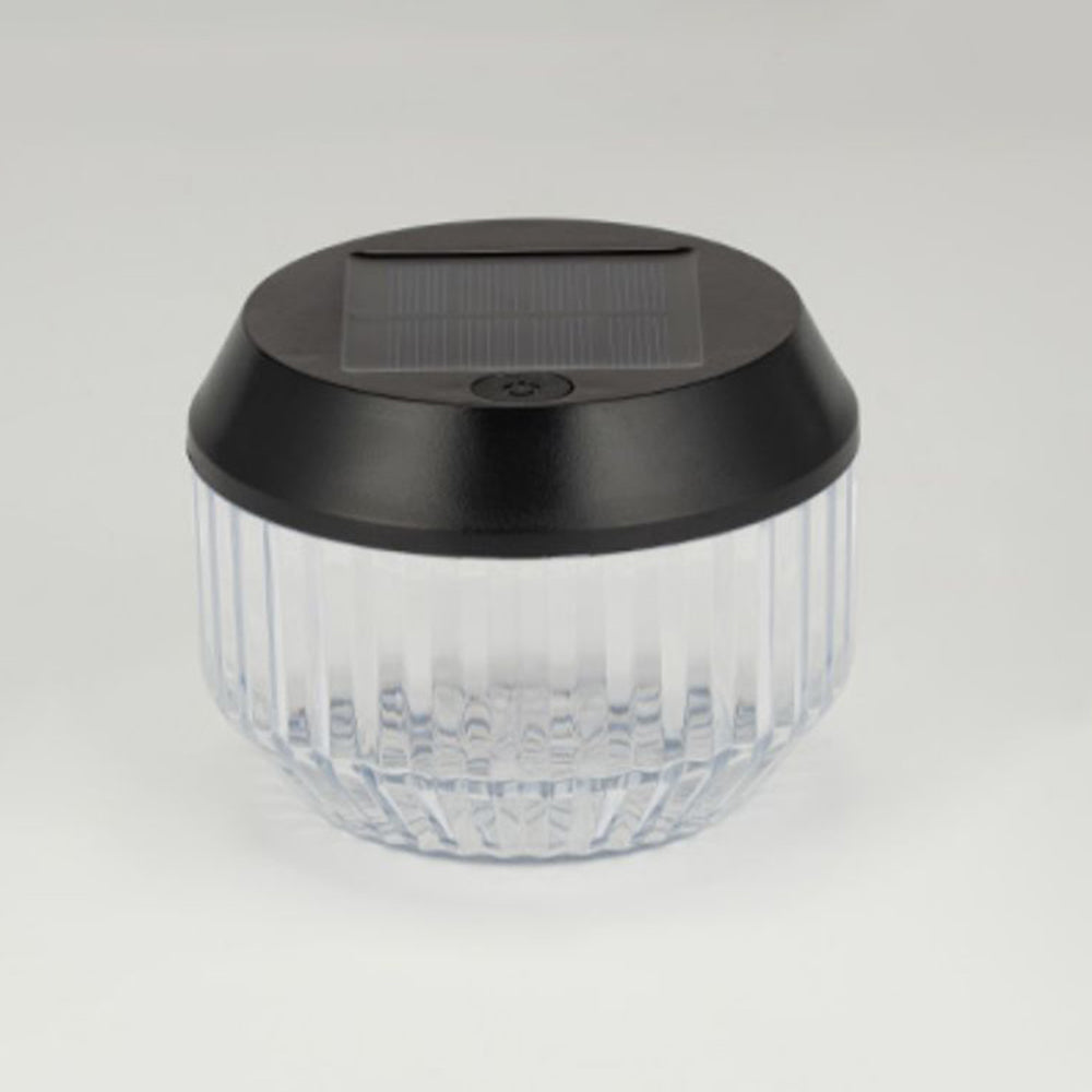 Ray Lampe de Table Ronde Moderne, Acrylique, Noir, Jardin - Neutralighting