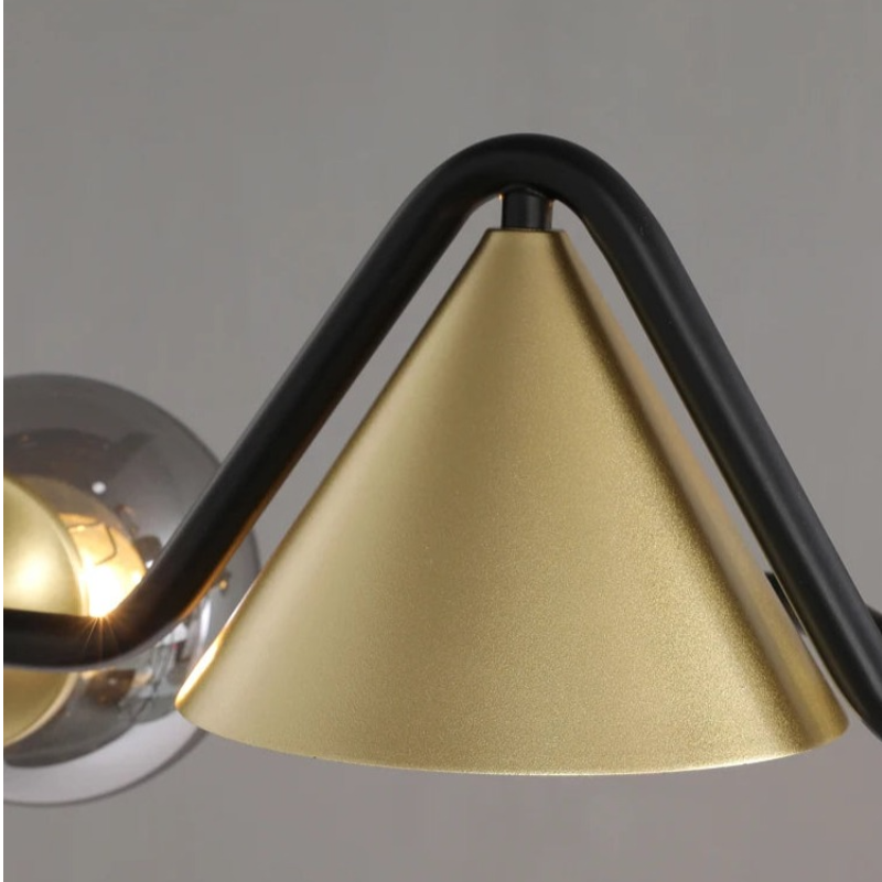 Arisha Design LED Plafonnier Métal/Verre Salon/Chambre à Coucher - Neutralighting