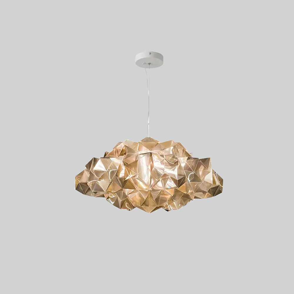 Arisha Suspension Irrégulier Géométrique, Metal/Acrylique, Blanc/Noir, Chambre - Neutralighting