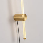 Ray Applique Murale Linéaire Simple, Métal/Acrylique, Cuivre/Nickel, Chambre - Neutralighting
