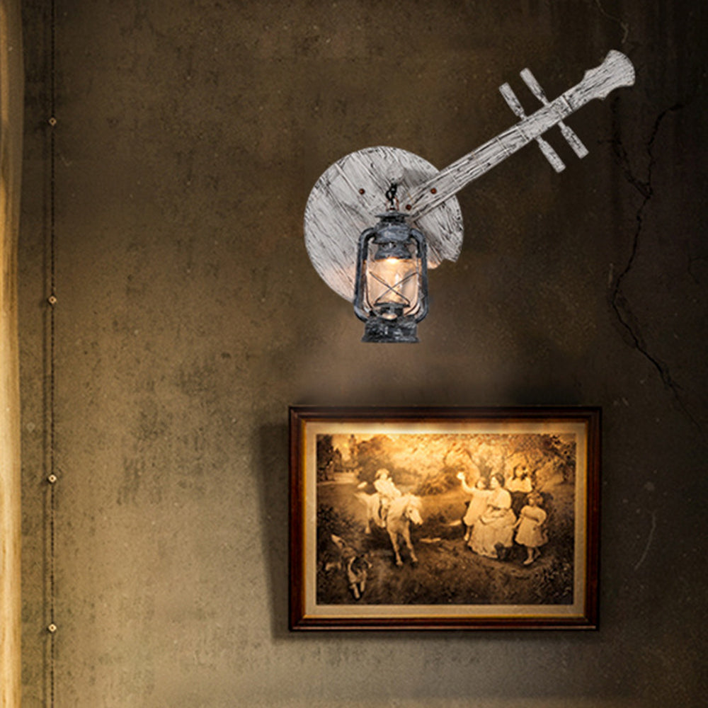 Epoch Applique Murale en Forme de Luth, Métal et Bois - Neutralighting