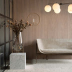 Valentina Minimaliste LED Bulle Verre Métal Lustre Salon - Neutralighting