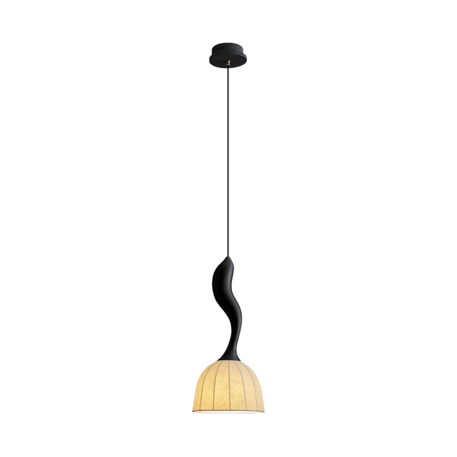 Colire Créativité Tordu Bois Suspension Lumière - Neutralighting