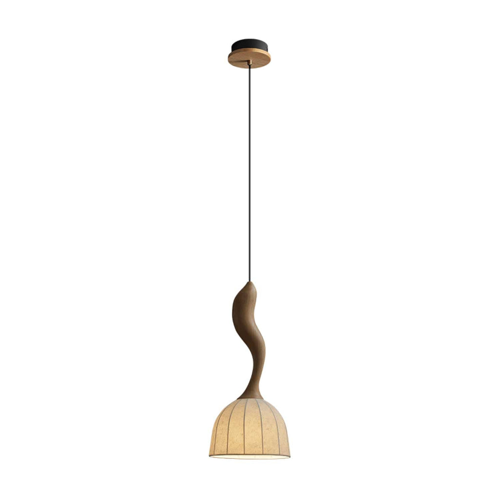Colire Créativité Tordu Bois Suspension Lumière - Neutralighting