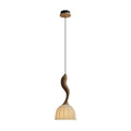 Colire Créativité Tordu Bois Suspension Lumière - Neutralighting