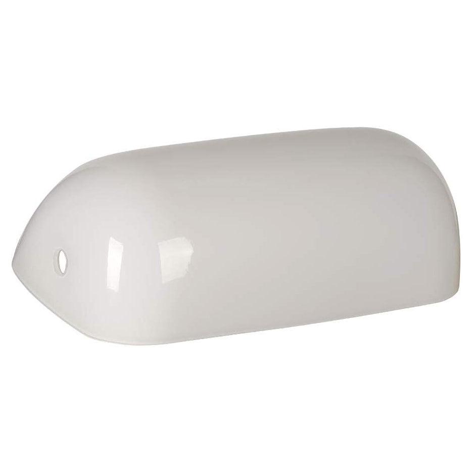 Abat Jour Blanc Lampe de Banquier Solange Fugue - Une Note Singulière dans le Décor