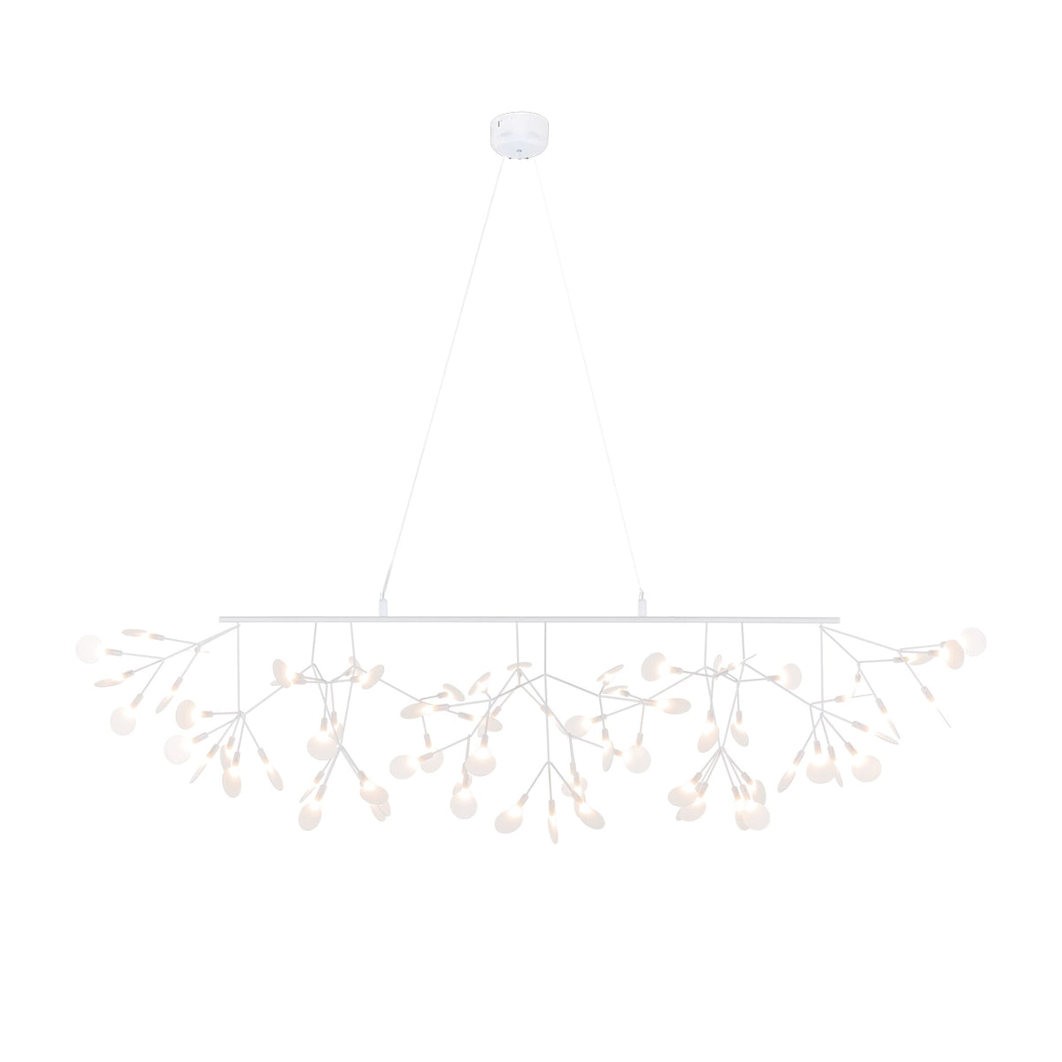 Lustra Chandelier LED À Branches Longues Et Linéaires Artistiques - Neutralighting