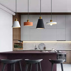 Miran Luminaires Suspension Nordique Blanc/Orange/Noir/Gris. Salon - Neutralighting