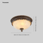 Arisha Retro LEDPlafonnier Beige Métal/Verre Salon Salle à manger - Neutralighting