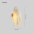 O'Moore Applique Murale Design LED Plume Moderne Métal Plume Blanc Chambre à Coucher/Salon - Neutralighting