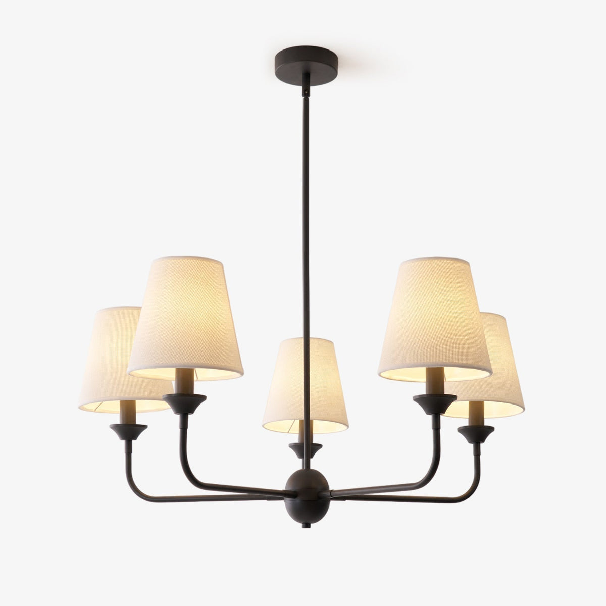 Zesorel Chandelier en Tissu Industriel Vintage - Neutralighting