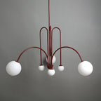 Valentina Moderne Lustre Métal Verre Salon Salle à Manger - Neutralighting