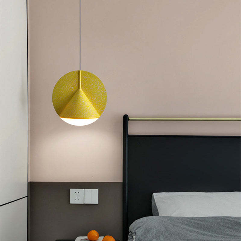 Valentina Suspension Dôme Moderne, Résine, Gris/Bleu/Jaune/Orange, Salon - Neutralighting
