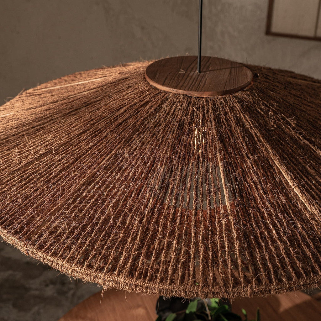 Ritta Rustique Suspension Rotin Salon Salle à Manger Chambre à Coucher - Neutralighting